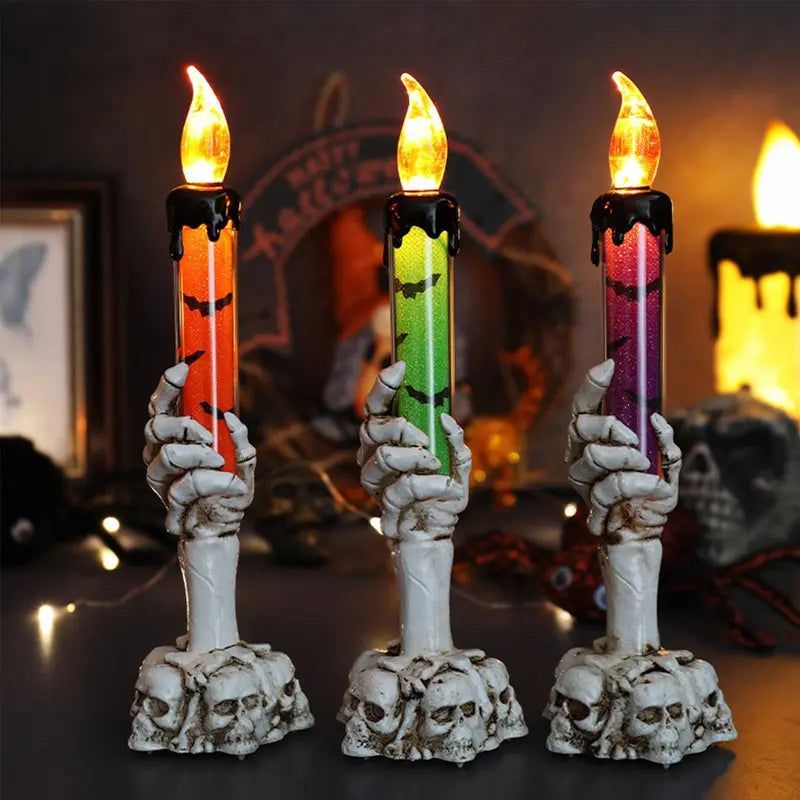 Halloween Ghost Hand Electronic Candle Lamp