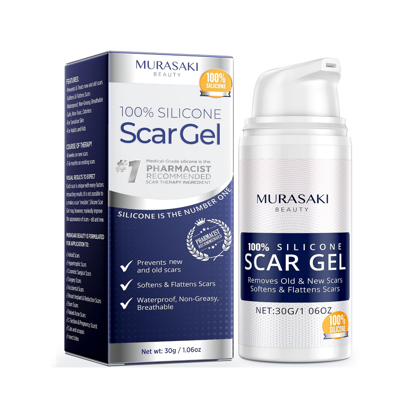 100% Silicone Scar Removal Gel