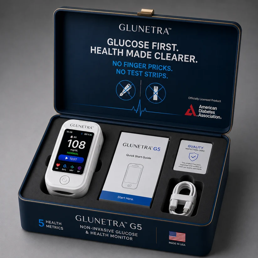 Non-Invasive Clucose & Health Monitor-No Finger Pricks Blood Sugar Monitoring Device