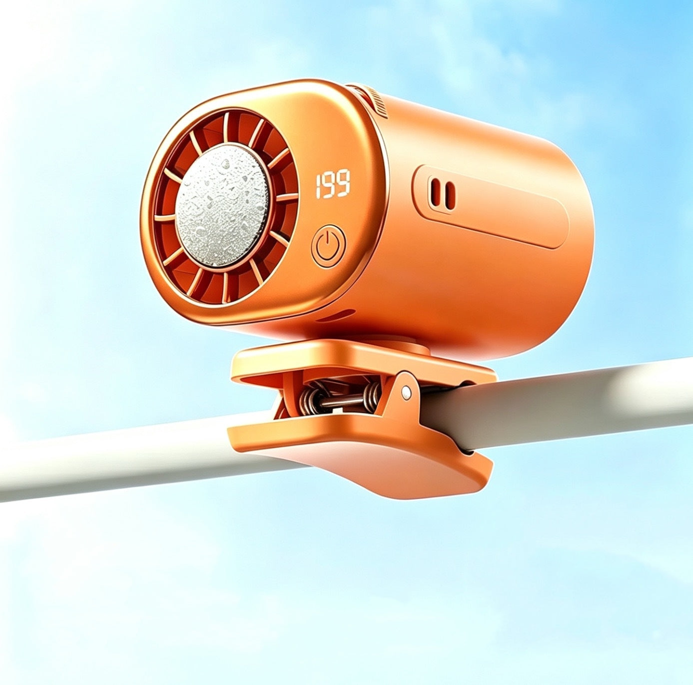 2026 Semiconductor Cooling Car Fan – 100 Speeds, 360° Rotation, 20Hr Battery