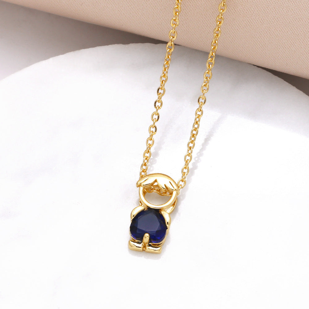 Birthstone Mom & Kids Detachable Necklace – Her Birthstone, Your Heart