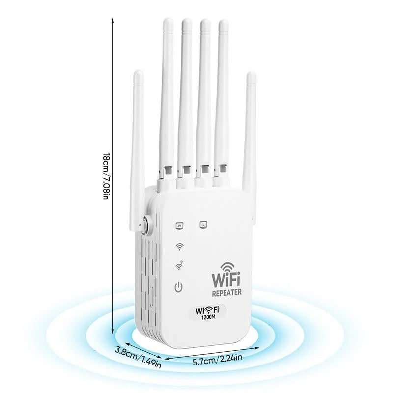 Dual-Band WiFi Range Extender - Stay Connected Everywhere!