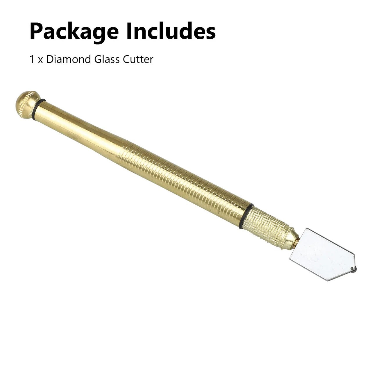 Diamond-Head Glass Scoring Tool – Precision Snap for 3-15mm Sheets