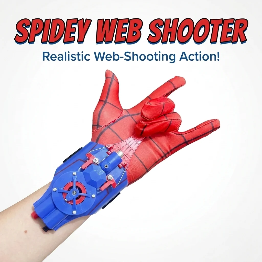 Electric Wrist Launcher Glove Set – Suction Dart Blaster, USB Rechargeable