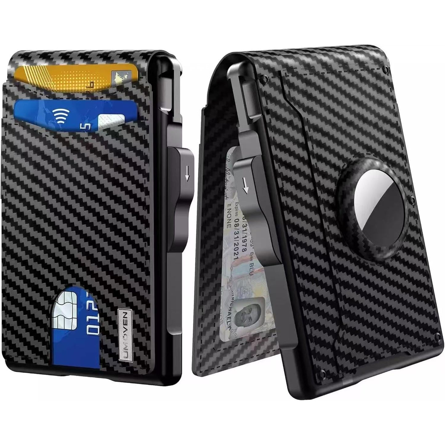 💳Men's Business Wallet Credit Card Holder Pop Up Smart RFlD Blocking Slim Leather