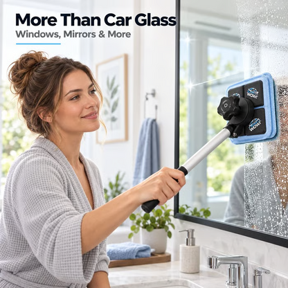 🔥Dual Magnetic Car Windshield Cleaner | Streak-Free Auto Glass Cleaning Kit