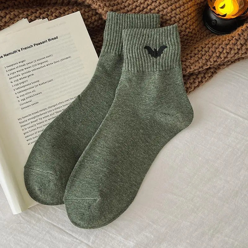 🎃Buy 1 Get 1 Free-Funny Pumpkin Ghost Cartoon Mid-Calf Knit Socks