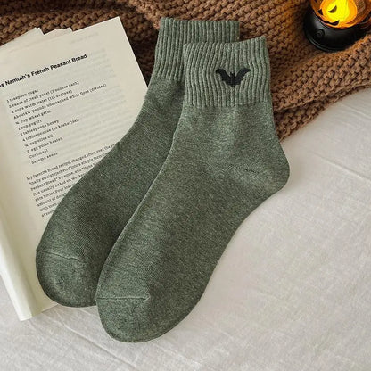 🎃Buy 1 Get 1 Free-Funny Pumpkin Ghost Cartoon Mid-Calf Knit Socks