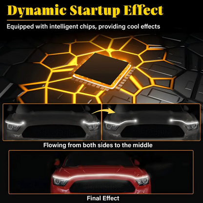 71" High Brightness car Hood Gap LED Strip-Dynamic Scan Activated Design