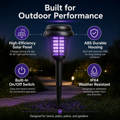 Solar Mosquito Zapper Light