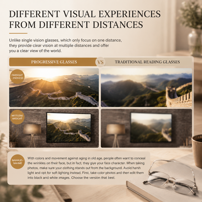 Smart Zoom and Color-Changing Reading Glasses