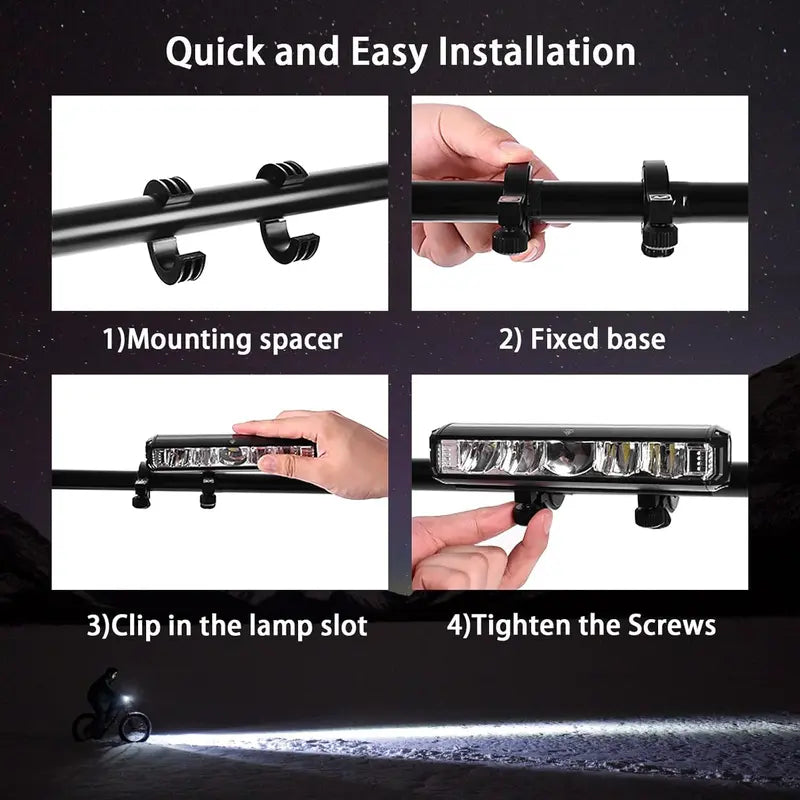 1800 Lumen Super Bright LED Bike Light