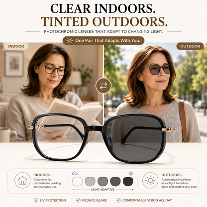 Women's Bifocal Anti-Blue Light Reading Glasses