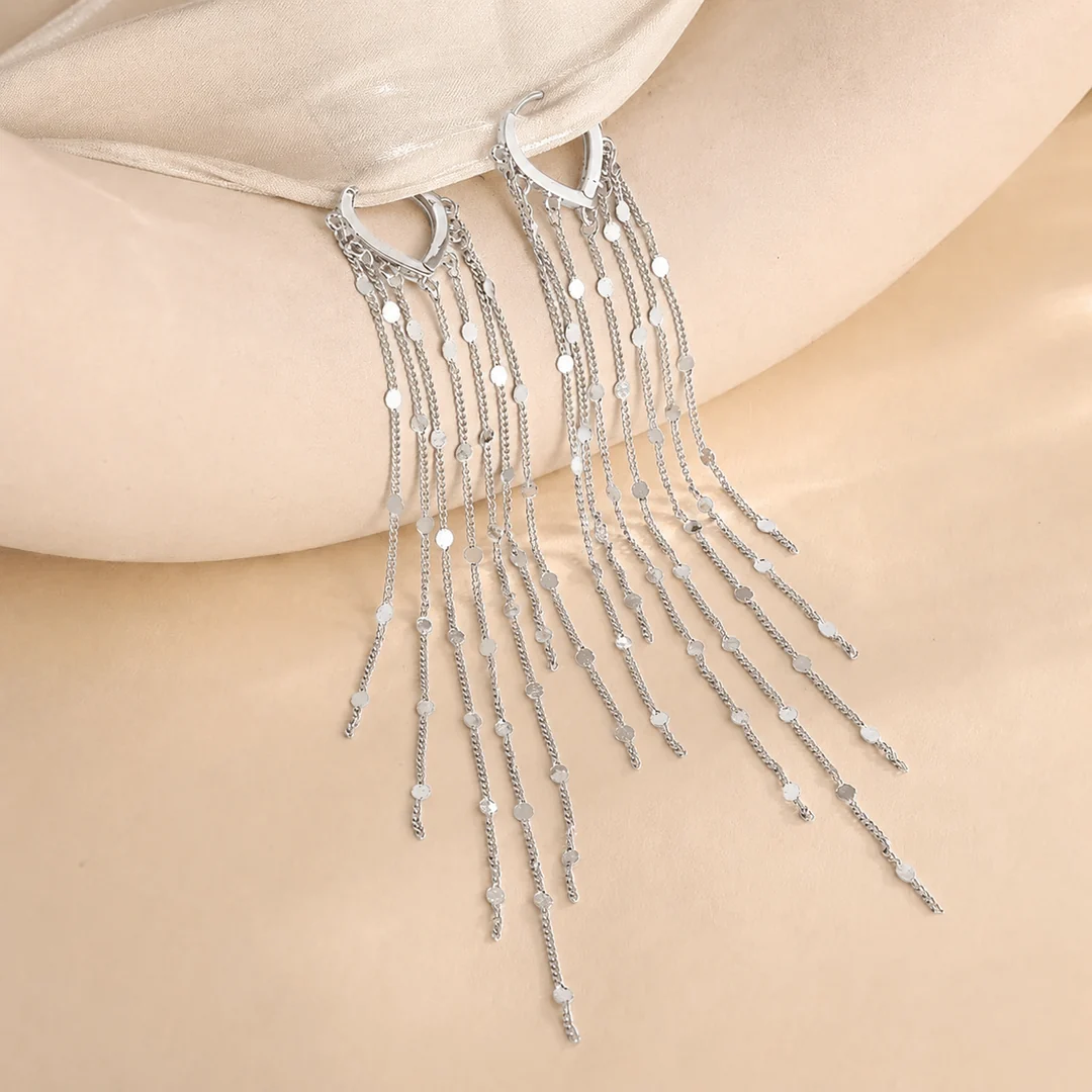 Long Tassel Dangle Drop Earrings for Woman