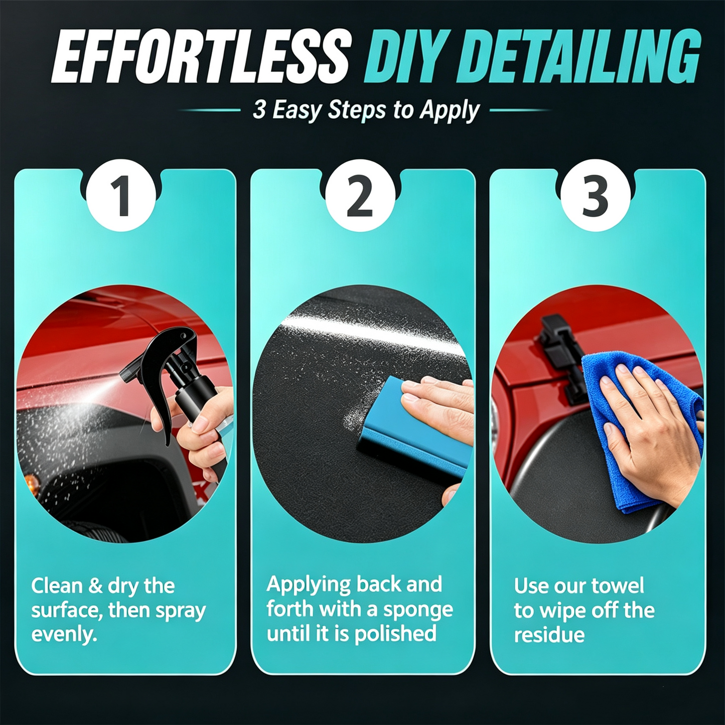 Car Plastic Restorer – Deep Shine, UV Protection & Trim Revival