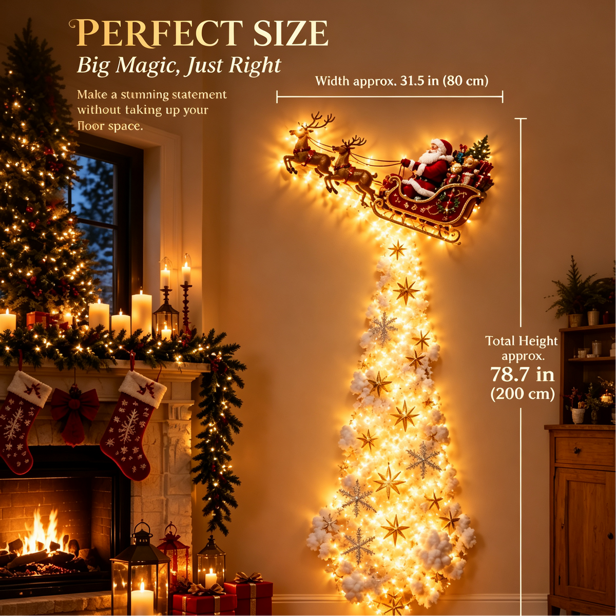 ✨Christmas Magic Trail Wall Light - A Little Christmas Magic, Right on Your Wall✨