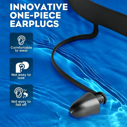 2 Pack Swim Goggles with Waterproof Earplugs & Nose Clip