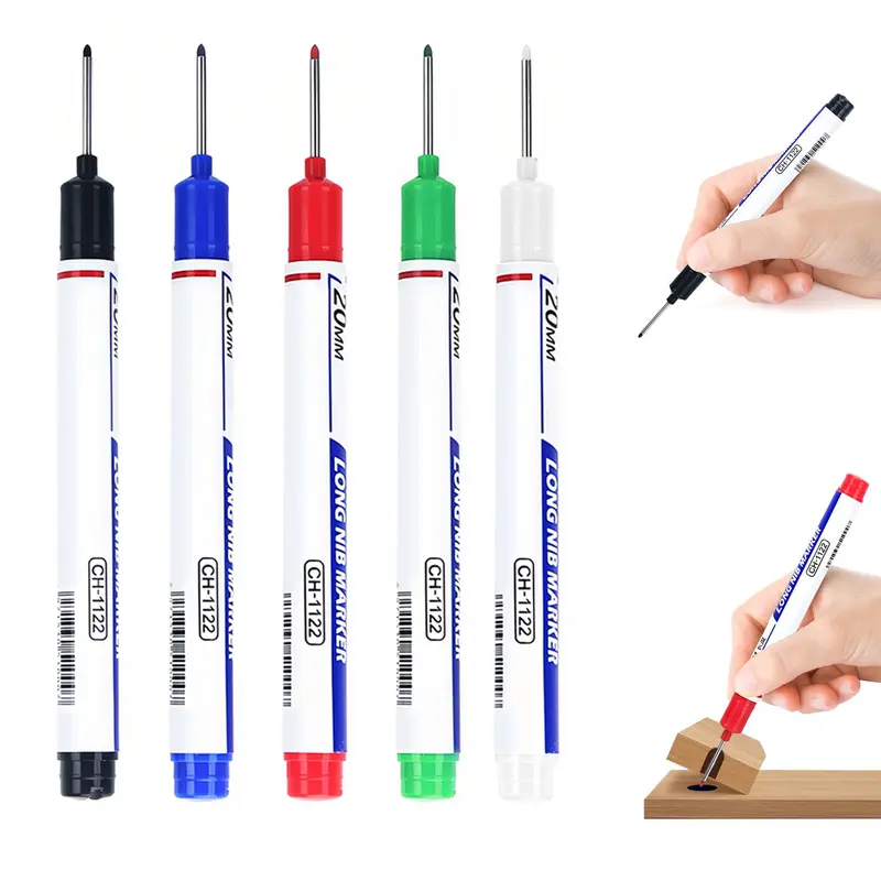 20mm Deep-Hole Marker Pen with Long Metal Tip