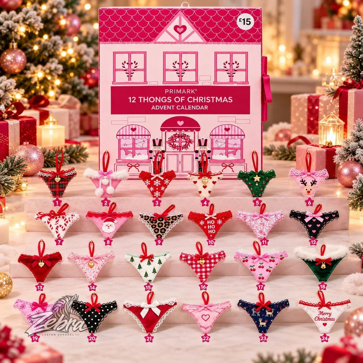 12 Thongs of Christmas Advent Calendar 2026 for Women