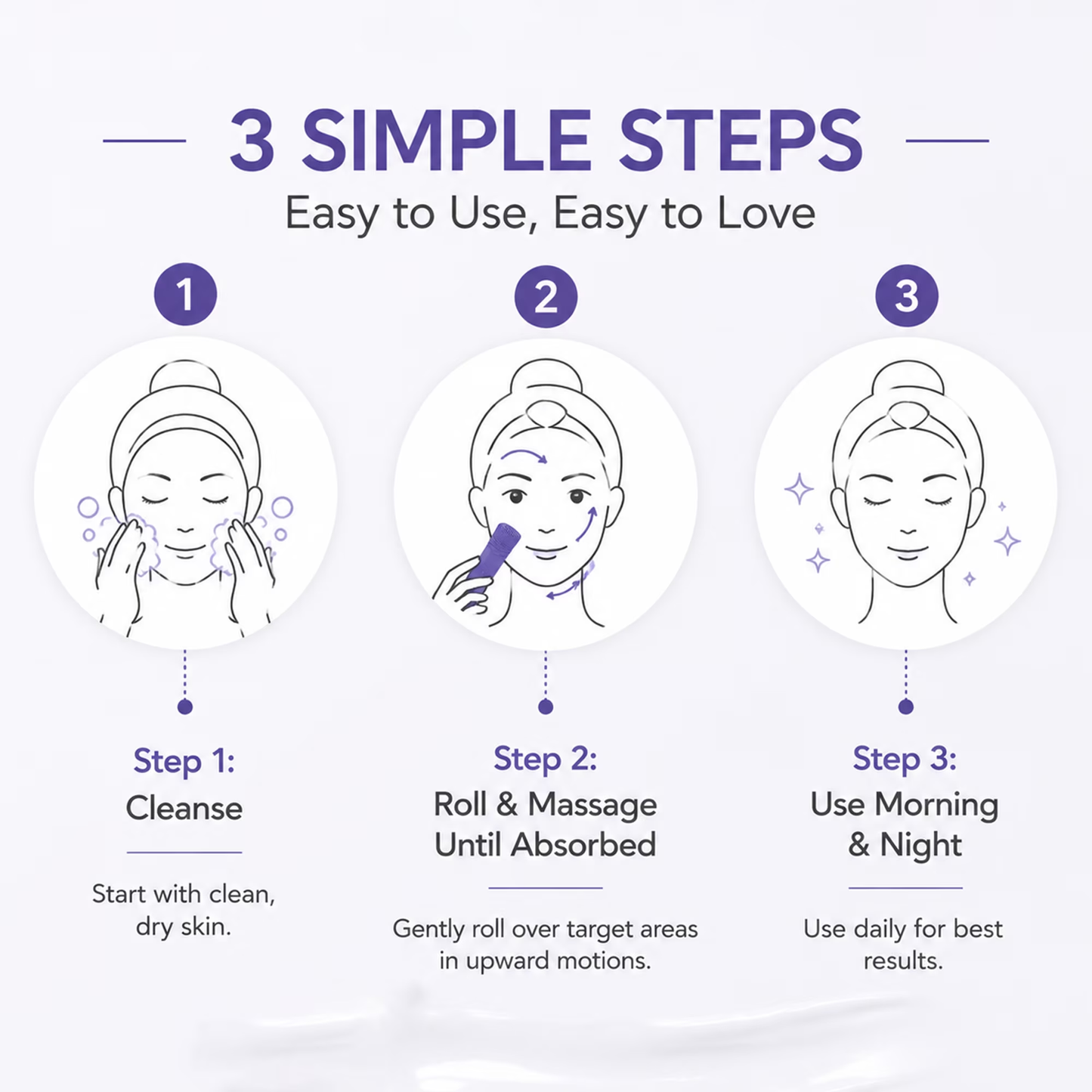 Neck Firming Cream With 6-Roller Massage – Peptide Hydration