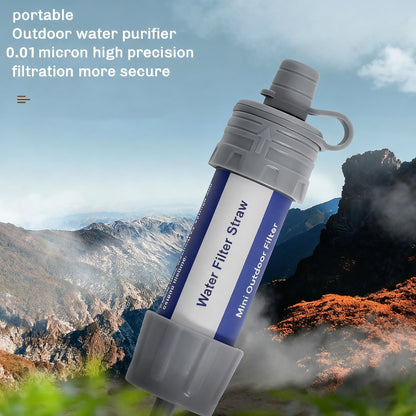 Outdoor Survival Water Filter Straw – Clean Water Anywhere