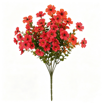 UV-Resistant Silk Daisy Bundles – 8-Pack Autumn Outdoor Decor
