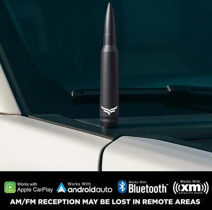 50 Cal Badass Bullet Antenna for Ford Dodge GMC Chevy & Jeep 2007+