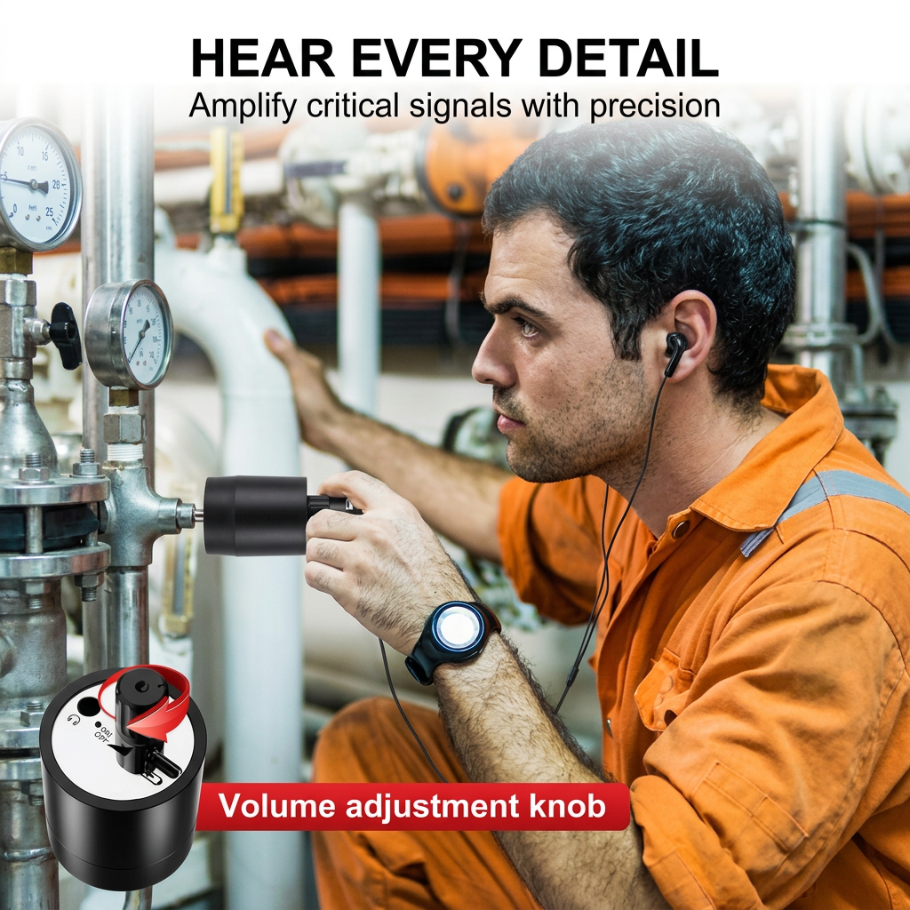 Sound Amplifier for Water Leak & Pipe Detection