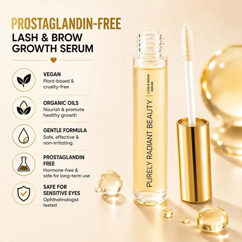 Organic Eyelash & Eyebrow Growth Serum