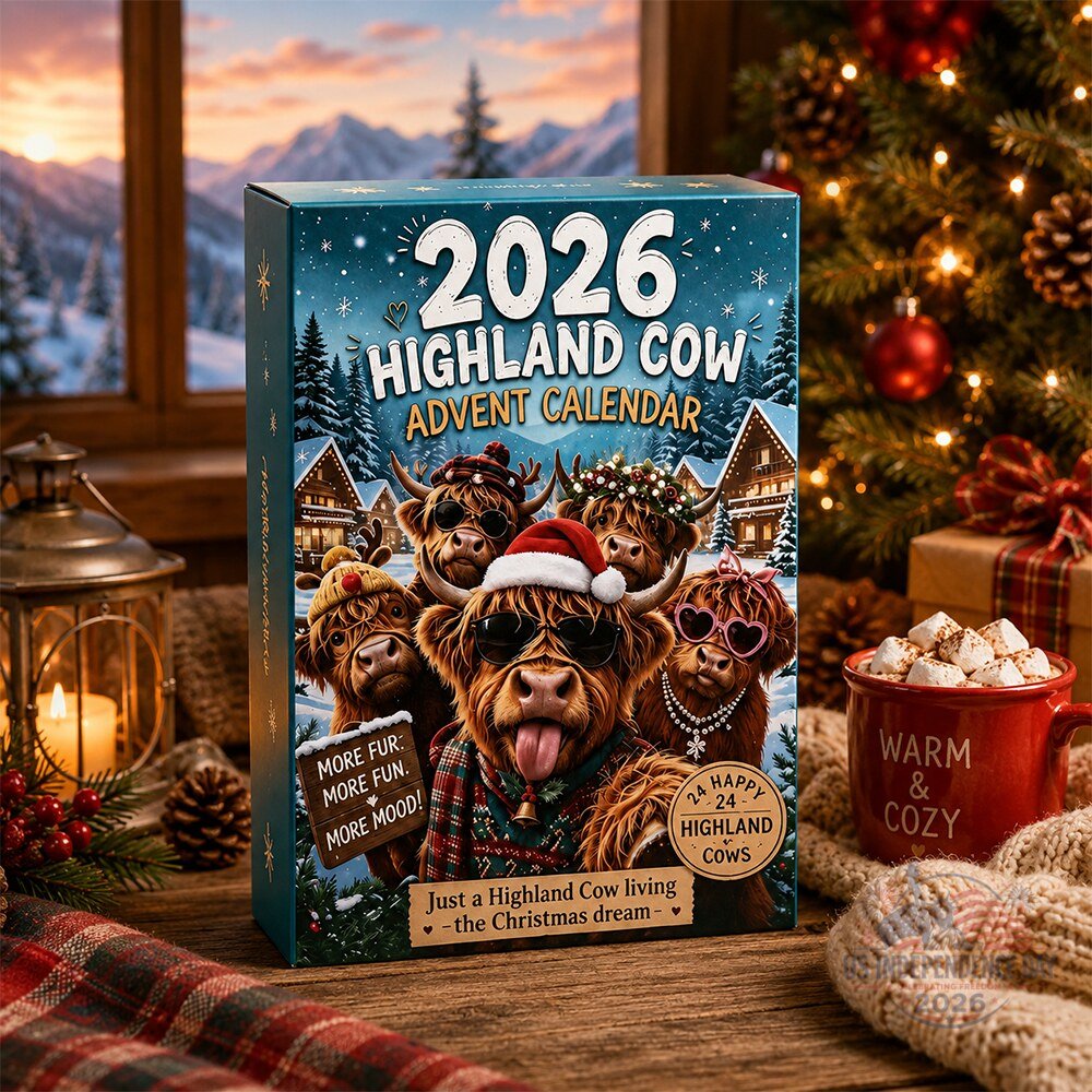 Highland Cow Advent Calendar 2026
