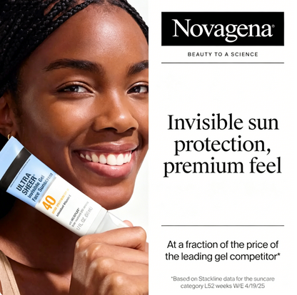 Ultra Sheer® Invisible Gel Face Sunscreen Broad Spectrum SPF 40