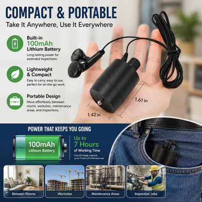 Sound Amplifier for Water Leak & Pipe Detection