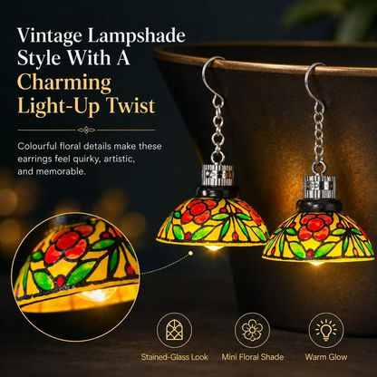 Chandelier Light Earrings — Vintage Glow Statement Jewelry