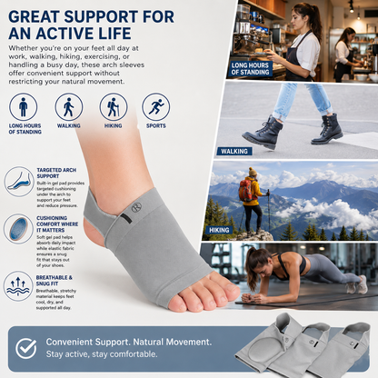 Arch Support Socks with Gel Pads for Plantar Fasciitis