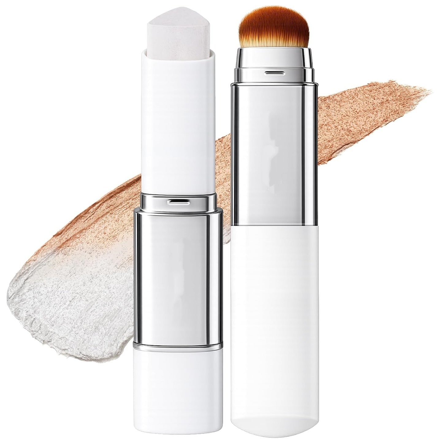 Blanc Cover Cream Stick with Brush – Color-Adapting Korean Foundation