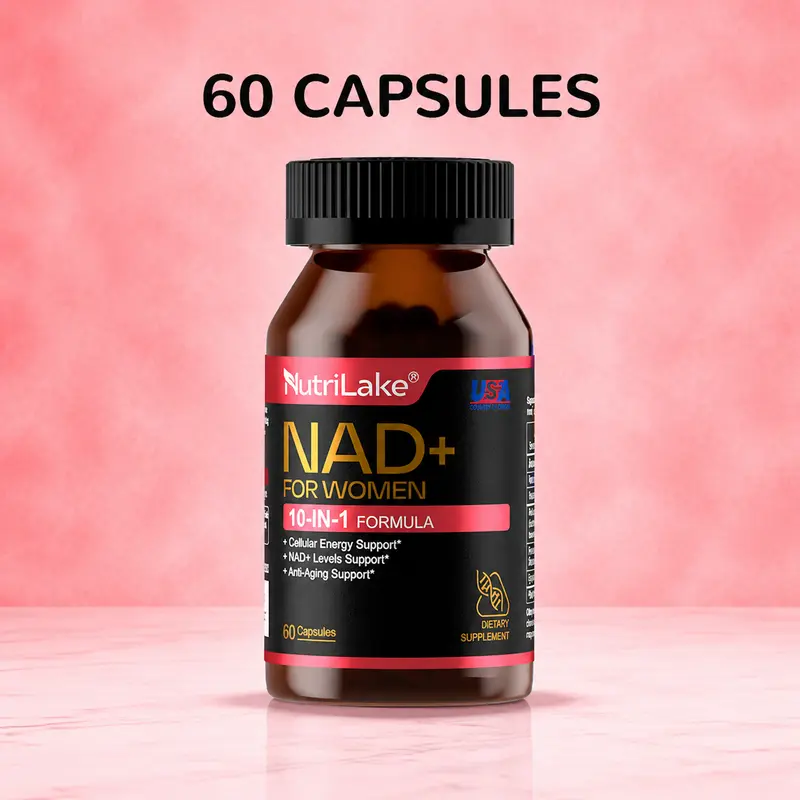 NAD+ Supplements for Woman Anti-Aging,Wrinkle Defense Capsules