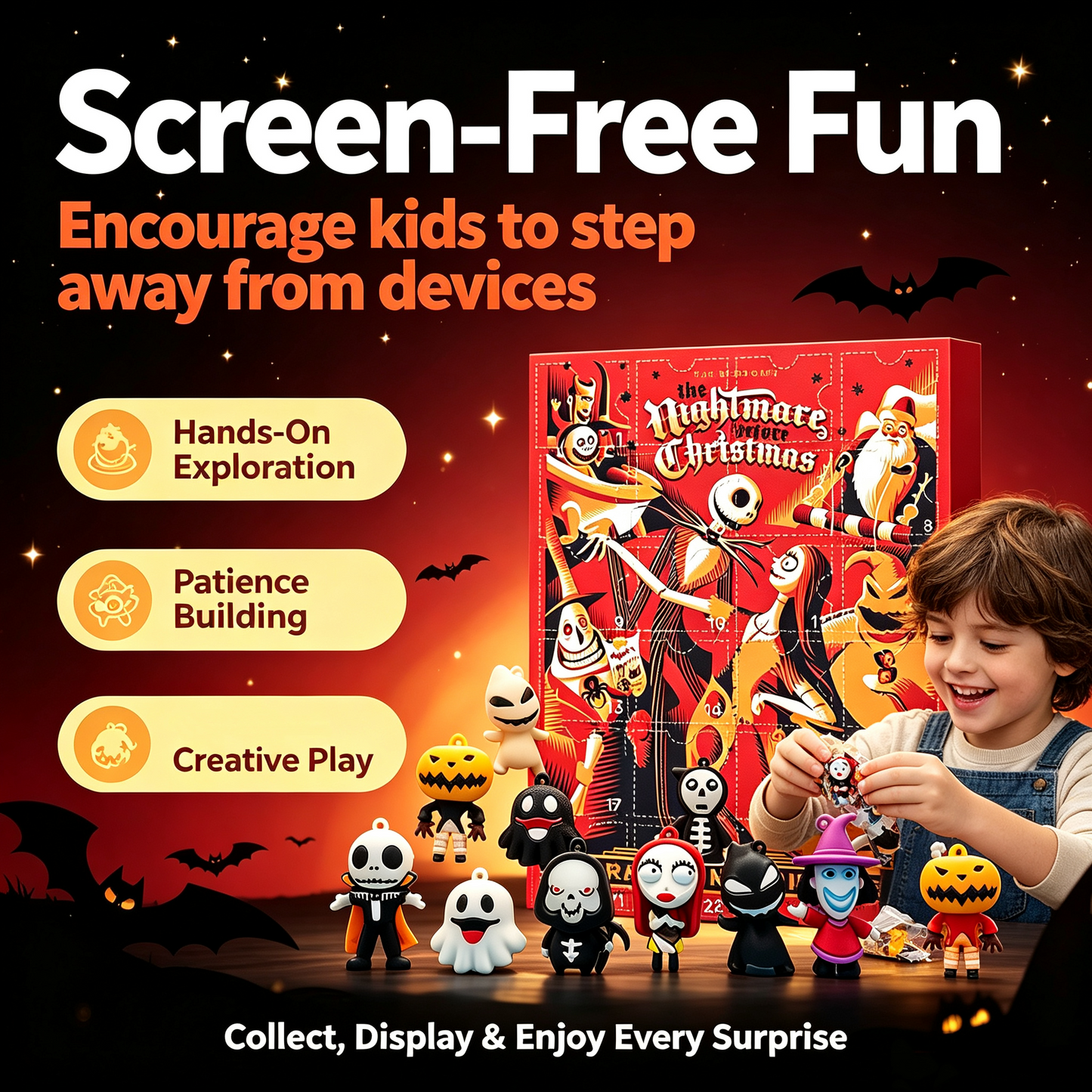 2026 Halloween Advent Calendar – 24 Scary Collectible Figures
