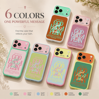 Jeremiah 29:11 God Has a Plan Christian Bible Verse Color Block Phone Case