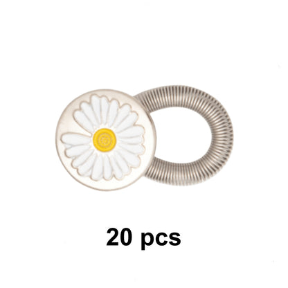 20 Pcs Metal Button Extenders – Instant Waist Expansion for Jeans & Pants