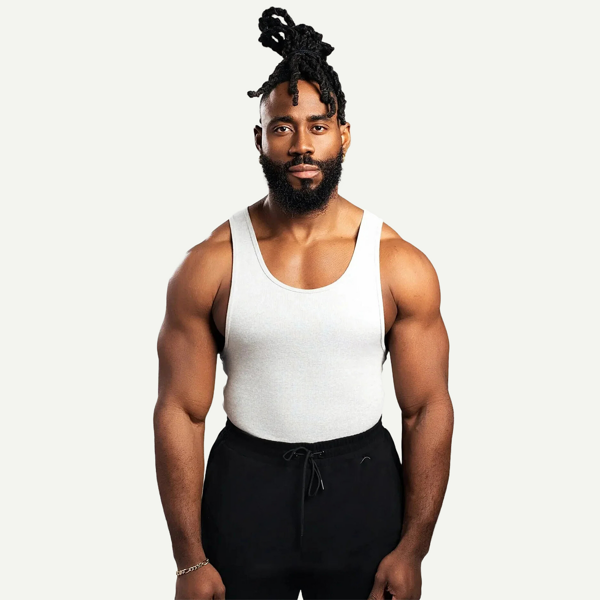 Men's Ribbed Sleeveless Shirt