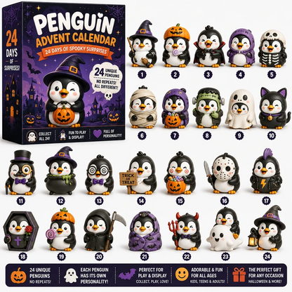 24-Day Penguin Advent Calendar – 24 Unique Collectible Penguins