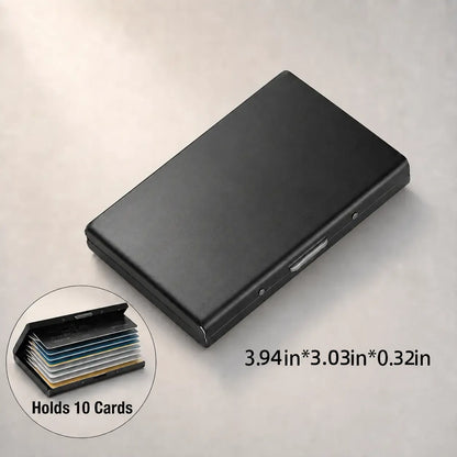 RFID Blocking Metal Card Holder – Slim Stainless Steel Wallet
