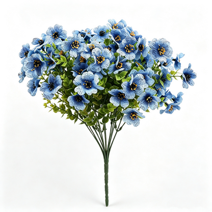UV-Resistant Silk Daisy Bundles – 8-Pack Autumn Outdoor Decor