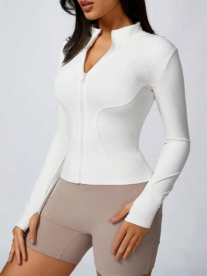 Women’s Full Zip Sports Jacket for Yoga