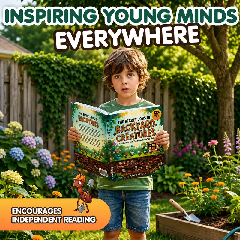 The Secret Jobs of Backyard Creatures for Kids Ages 6–10 (FULL COLOR)