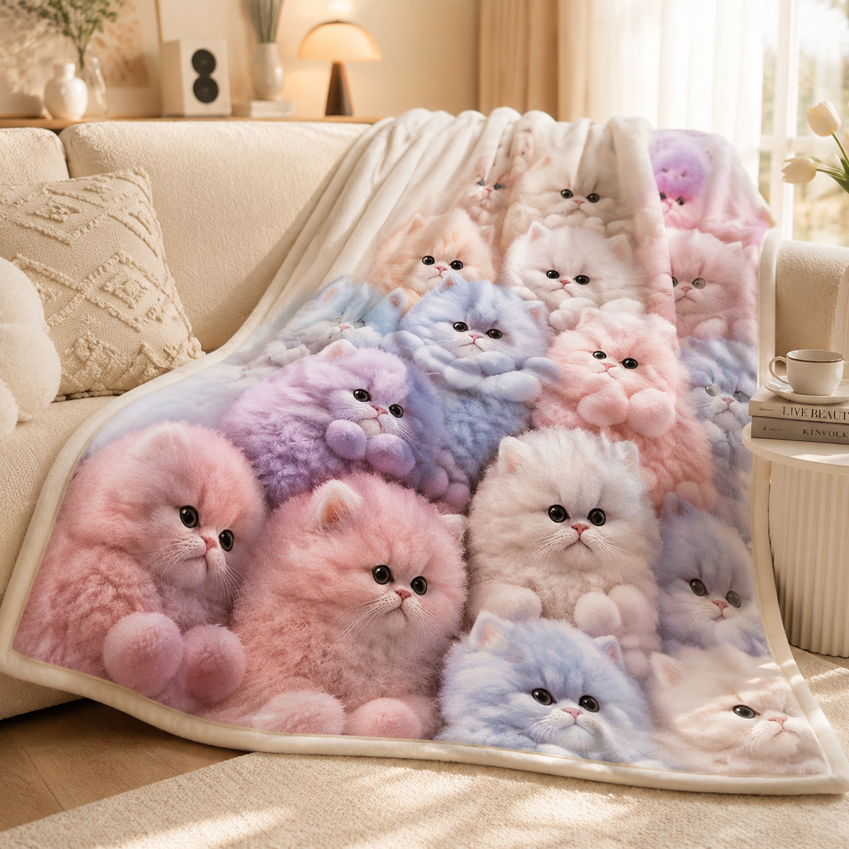 3D Cat Design Blanket — A Little More Cozy, A Lot More Cute