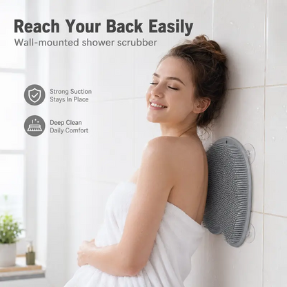 Hands-Free Shower Foot & Back Scrubber Mats