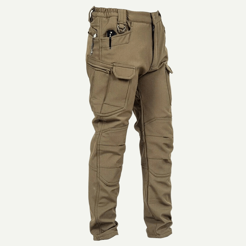 Men Waterproof Warm Fleece Pants for Outdoors