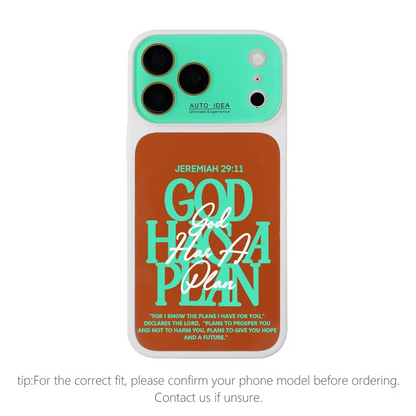 Jeremiah 29:11 God Has a Plan Christian Bible Verse Color Block Phone Case