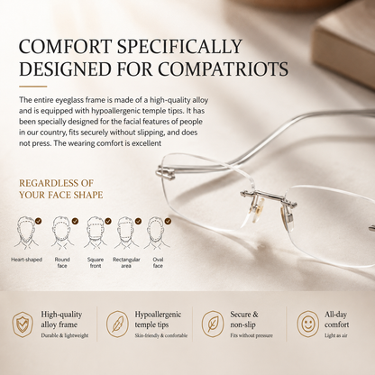 Smart Zoom and Color-Changing Reading Glasses